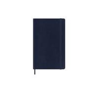 Moleskine Agenda Giornaliera 2027, Planner 12 Mesi Con Copertina Morbida e Chiusura Elastica, Formato Large 13x21 cm, Colore Blu Zaffiro