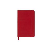 Moleskine Classic 12 Month 2027 - Planner, copertina rigida, tasca (3,5" x 5,5"), rosso scarlet, 400 pagine