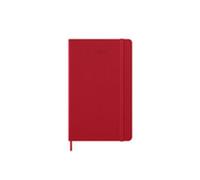 Moleskine Classic 12 Month 2027 Weekly Planner, Hard Cover, Large (5" x 8,25"), Scarlet Red, 144 pagine