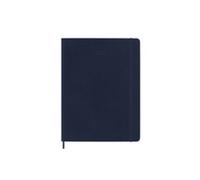 Moleskine Classic 12 Month 2027 Weekly Planner, Soft Cover, XL (7.5" x 9.75"), Sapphire Blue, 144 pages