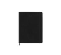 Moleskine Classic 12 Monthly Planner, Soft Cover, XL (7,5" x 9,75"), nero, 128 pagine