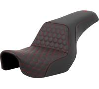 806-04-17704 SEAT STEP UP HC RED STITCH FXDBB 1690 DYNA STREET BOB SPECIAL 2014