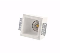 807 faretto Isyluce quadrato di gesso da incasso a soffitto a scomparsa gu10 220