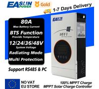 80A MPPT regolatore di carica solare 12V/24V/36V/48V caricabatteria 150VDC retroilluminazione LCD regolatore solare protezione da cortocircuito
