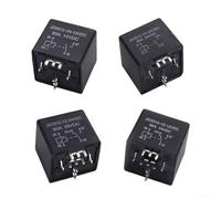 80A PCB per relè 12V 24V 5 pin ad alta corrente auto lega argento per contatto per relè 80A 12V alloggiamento ignifugo per relè 80A per auto 80A protezione di potenza 12V 24V 4 pin 5 pin (B)