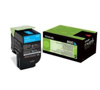 80C20C0 LEXMARK 802C CARTUCCIA DEL TONER CIANO