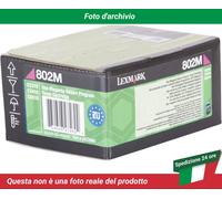 80C20M0 LEXMARK 802M CARTUCCIA DEL TONER MAGENTA