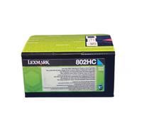 Lexmark 802HC cartuccia toner 1 pz Originale Ciano