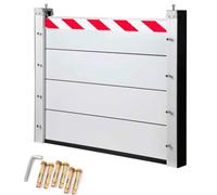 80cm High Alluminio Paratie Antiallagamento per Garage L85-295cm Barriera di Protezione delle Inondazioni Barriera Contro Le Inondazioni Porta Antiallagamento(205 * 80cm)