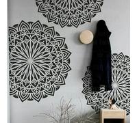 80cm Mandala Round Flower Lotus Stencil Stencil Mandala Paint Big For Decor Template Riutilizzabili Pareti Grande Nicchia Modelli Di Parete Piastrelle Mobili I Semi Scrapbooking Pittura