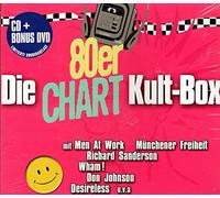 80er Chart Kult-Box (CD/DVD, 18/17 tracks, Sony) - Paul Young, Cyndi Lauper, Spandau Ballett, Nena, Giorgio Moroder feat. Paul Engemann, Udo Jürgens..