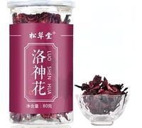 80g Di Fiori Di Tisana Naturale Originale Roselle Antica Formula Di Tisana Profumata Roselle Verde Biologica Senza Additivi Sapore Intenso Aspro E Floreale Adatta per Dessert E Tè