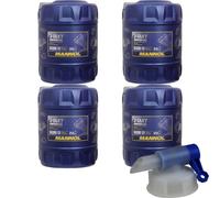 Mannol Olio motore 2 tempi Universale API TC JASO FB 20 L con canale di scarico