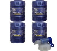 80L Mannol 2-Takt Universale Api TC Moto Olio MN7205-20 Incl. Canale di Scarico