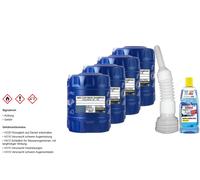 80L mannol Car Wash Shampoo Detergente Liquido Pulizia Incl. Gallo Scarico