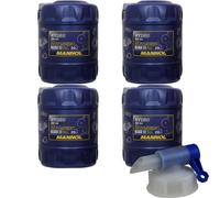 80L MANNOL Hydro Iso 46 Idraulico Olio Liquido MN2102-20 Incl. Canale di Scarico