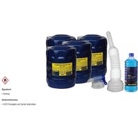 80L mannol Olio Compressore Oil Iso 100 Rubinetto Tubo Flessibile Detergente