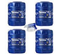 80L MANNOL Olio Motore Universale 15W-40 API SN/CH-4 MN7405-20 con Beccuccio