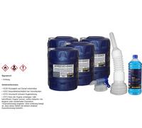 80L mannol Protezione Anti Gelo Antigelo AG13 + Avanzato Giallo Concentrato G13