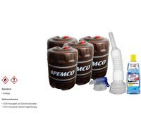 80L PEMCO Olio Idraulico Hydro HV ISO 46 HKP 68 Con Rubinetto Per Tubo Pulitore