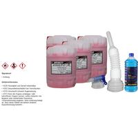 80L pemco Protezione Anti Gelo Antigelo 912+40) Rosso Rosa G12 + Rubinetto
