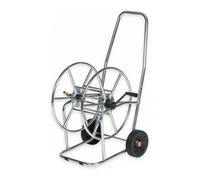 80m 3/4 Pollici Metallo Carrello Avvolgitubo Zincato Giardino, Avvolgi Tubo