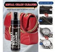 80ml Spray antiruggine e anti macchie per pulire gioielli, fibbie di cinture, accessori metallici di borse e altri metalli, pulitore per orologi e lucidante Tagli UnicaABS