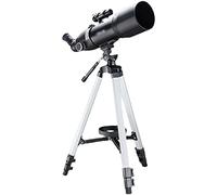 80mm Aperture 400mm Telescope with Adjustable Height Tripod Phone Adapter Professional Astronomy Refractor Telescope Handheld Telescope WOWCSXWC