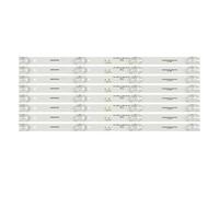 80pcs 10Set LED Strip di retroilluminazione compatibile con MS-L2006 U50E9000Q TI5011DLEDDS SW-LED50U503BS2S HY-H55G19 LE-50ZTUS27 50S9900 e modelli simili(3 V)