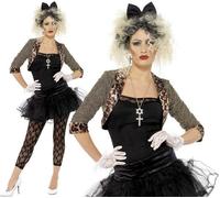 80s 1980s Pop Bambino Selvaggio Musica Costume Madonna S - XXL Da Smiffys
