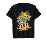 80s 90s I Am From The Streetlight Meant Curfew Maglietta