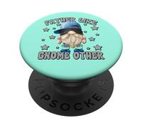 80s 90s Roller Skate Gnome For Men Roller Skating Dad Saying PopSockets PopGrip Adesivo