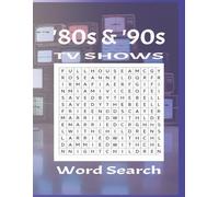 '80s & '90s TV Shows Word Search
