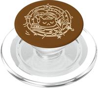 80s 90s Y2K Retro DJ Tomcat Cat con cuffie cuffie PopSockets PopGrip per MagSafe