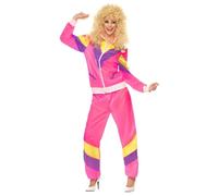 80's Altezza Moda Guscio Abito Rosa Costume