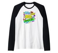 80s Baby 90s Mi ha Fatto Maglia con Maniche Raglan