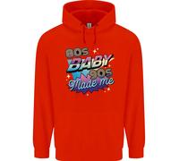 80s Bambino 90s Made Me Musica Pop Rock Bambini Felpa con Cappuccio