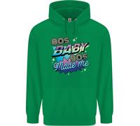 80s Bambino 90s Made Me Musica Pop Rock Bambini Felpa con Cappuccio