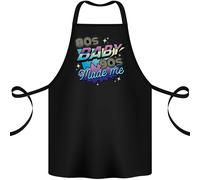 80s Bambino 90s Made Me Musica Pop Rock Cotone Grembiule 100% Biologico