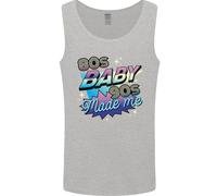 80s Bambino 90s Made Me Musica Pop Rock Uomo Canotta Maglia