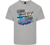 80s Bambino 90s Made Me Musica Pop Rock Uomo Cotone T-Shirt