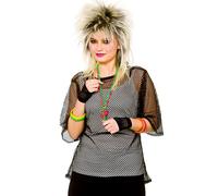 80s Costume Accessori Rewind Neon 1980s Top Donna Pantaloncini Tutu Festival