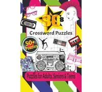 80s Crossword Puzzles: Crossword Puzzles with Easy-to-Read Print about 80s Culture, Music, Fashion and More, 6x9 inches, 120 pages, 50+ Puzzles…Gift for Vacations, Holidays, and Relaxation