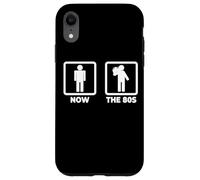 80s Enthusiast Stickmen Vintage Custodia per iPhone XR