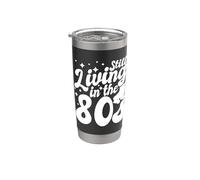 80s Funny Quote Vintage Synthwave Bicchiere termico in acciaio inox doppia parete