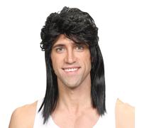 80s Lungo Mullet Jason Donovan Parrucca Uomo Costume Wham Pat Sharpe 4 Colori