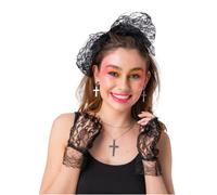 80's Materiale Ragazza Accessorio Set Madonna Wild Bambino Costume Kit 80s 1980s