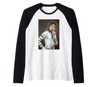 80s Pop Superstar Icona Bad World Tour Live Wembley 1988 Maglia con Maniche Raglan