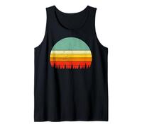 80s Retro Pine Trees Wildlife Nature Vintage Forest Canotta