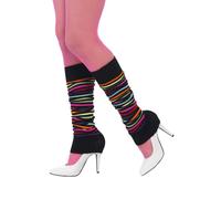 80s Scaldamuscoli Donna Rewind 1980s Rétro Costume Neon Accessorio